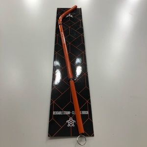 Orange Halloween Straw